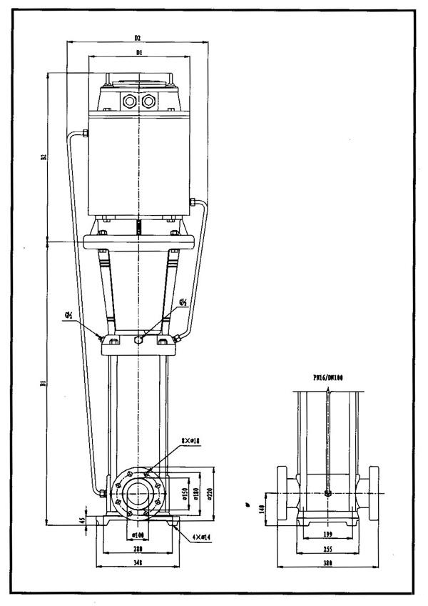 CDLF-PB水冷靜音不銹鋼多級泵
