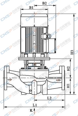 NSG型單級(jí)管道離心泵